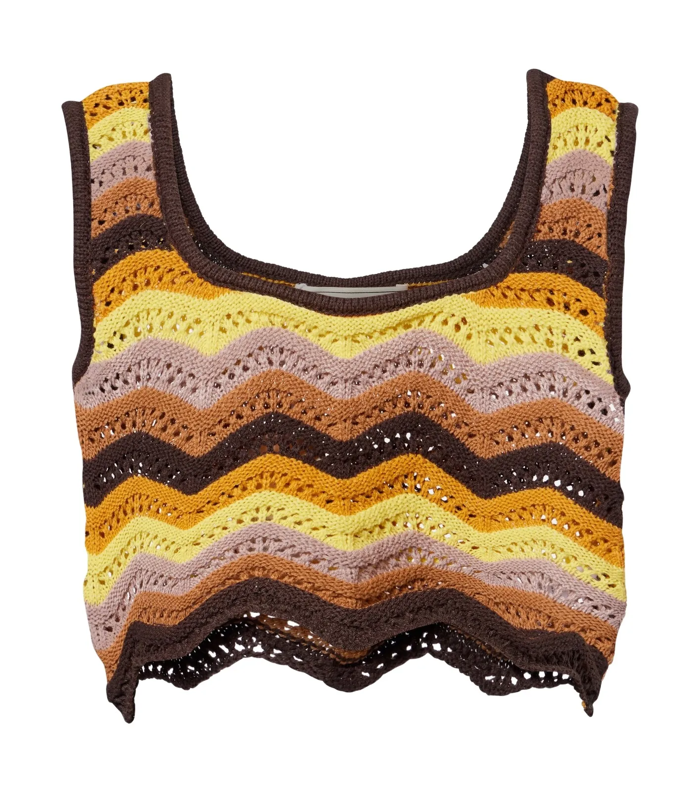Kim crochet cotton-blend crop top Kim crochet cotton-blend crop top