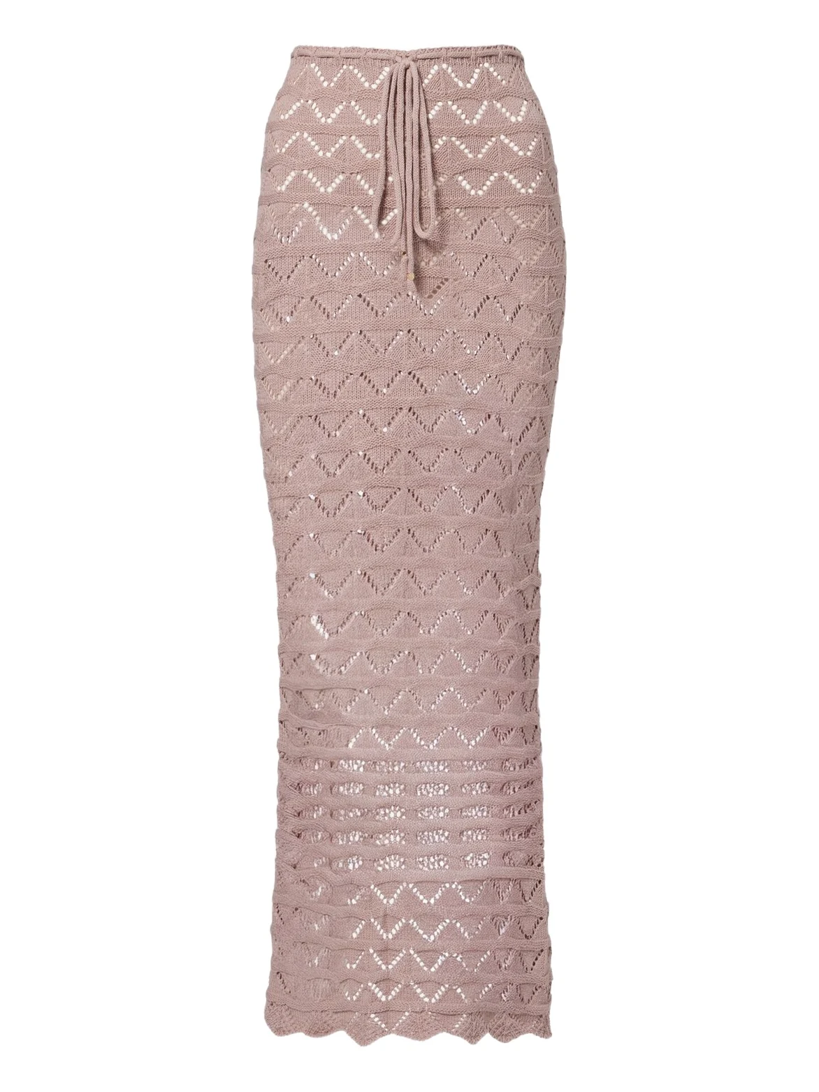 Helena open-knit cotton-blend maxi skirt Helena open-knit cotton-blend maxi skirt