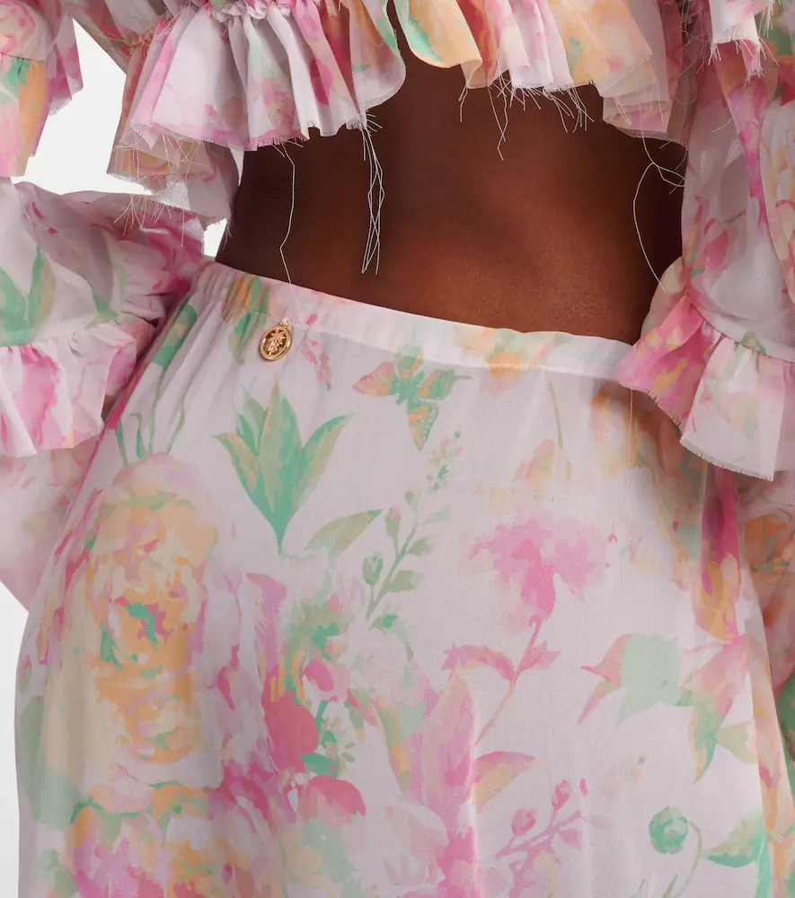 Bananhot Clara floral maxi skirt | Thumbnail 3