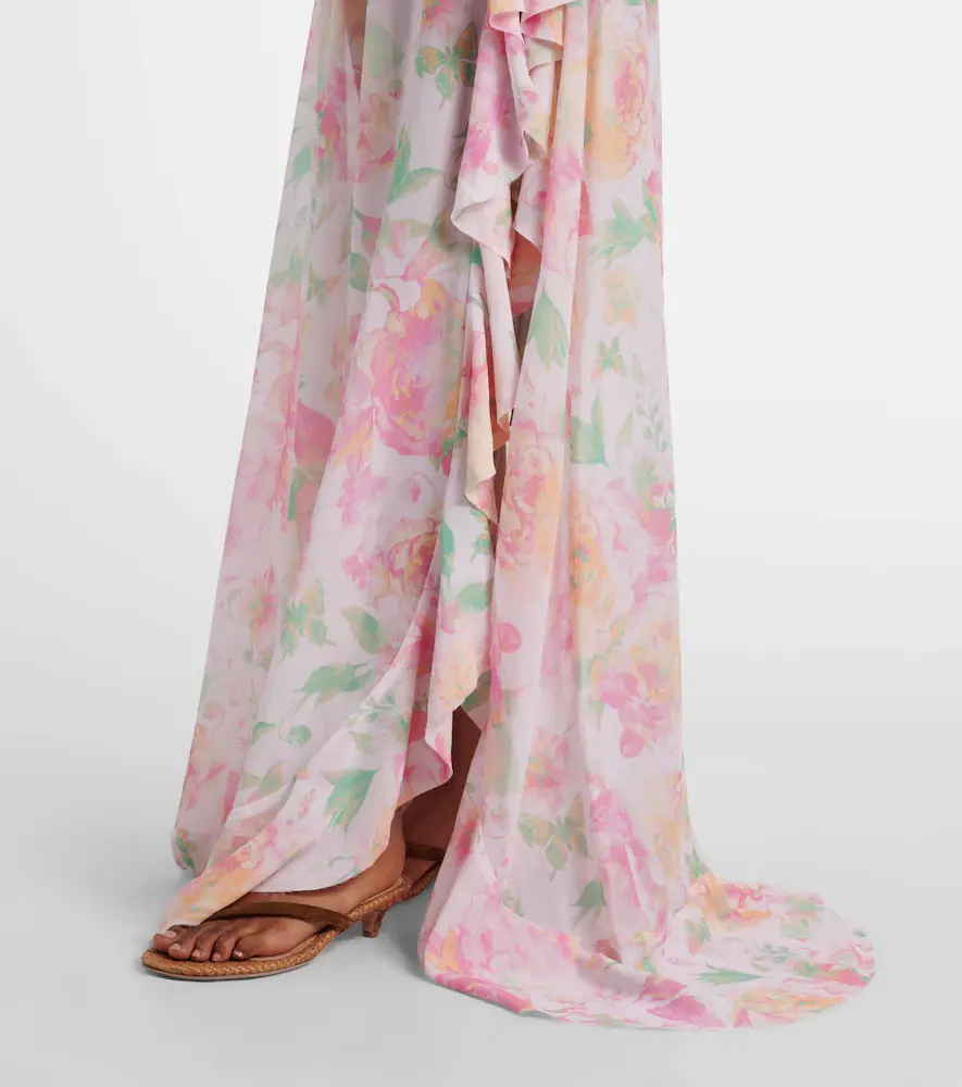 Bananhot Clara floral maxi skirt | Thumbnail 5