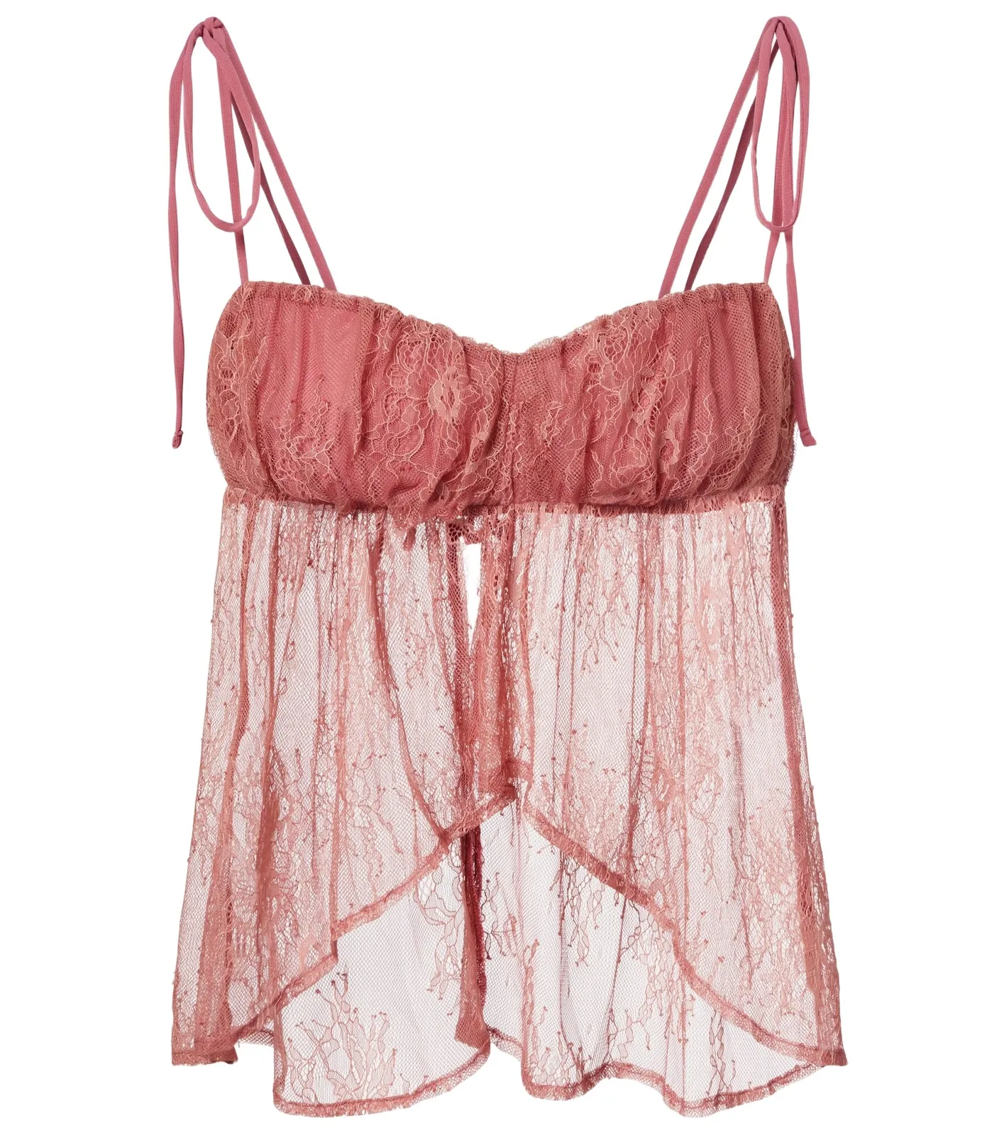 Kendall lace crop top
