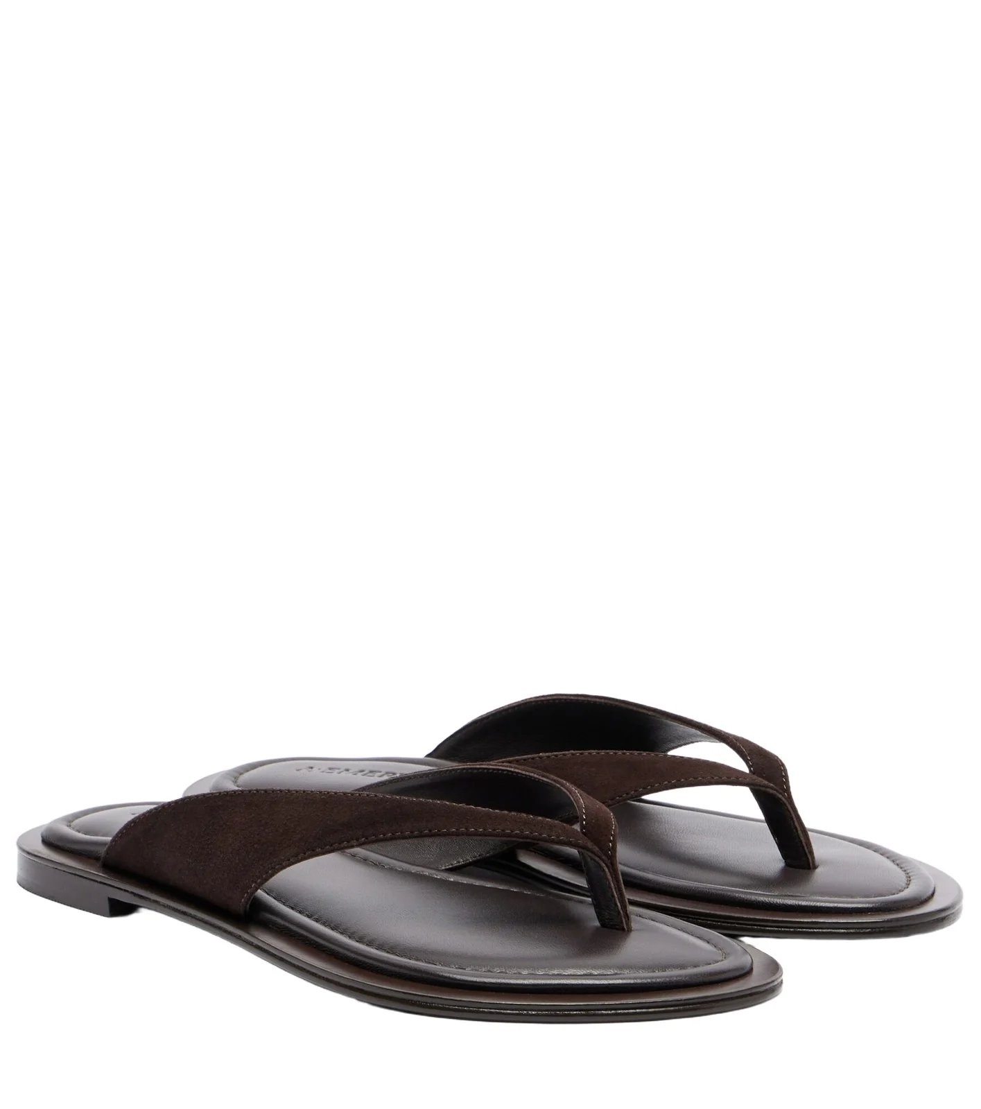 A. Emery Viola suede thong sandals A. Emery Viola suede thong sandals
