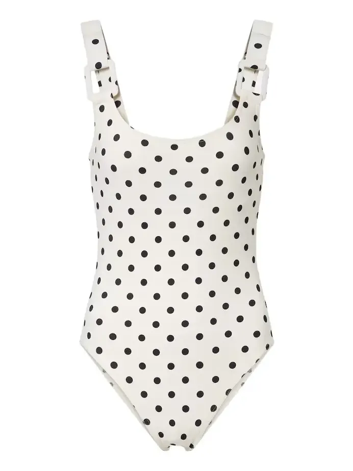 Polka-dot swimsuit