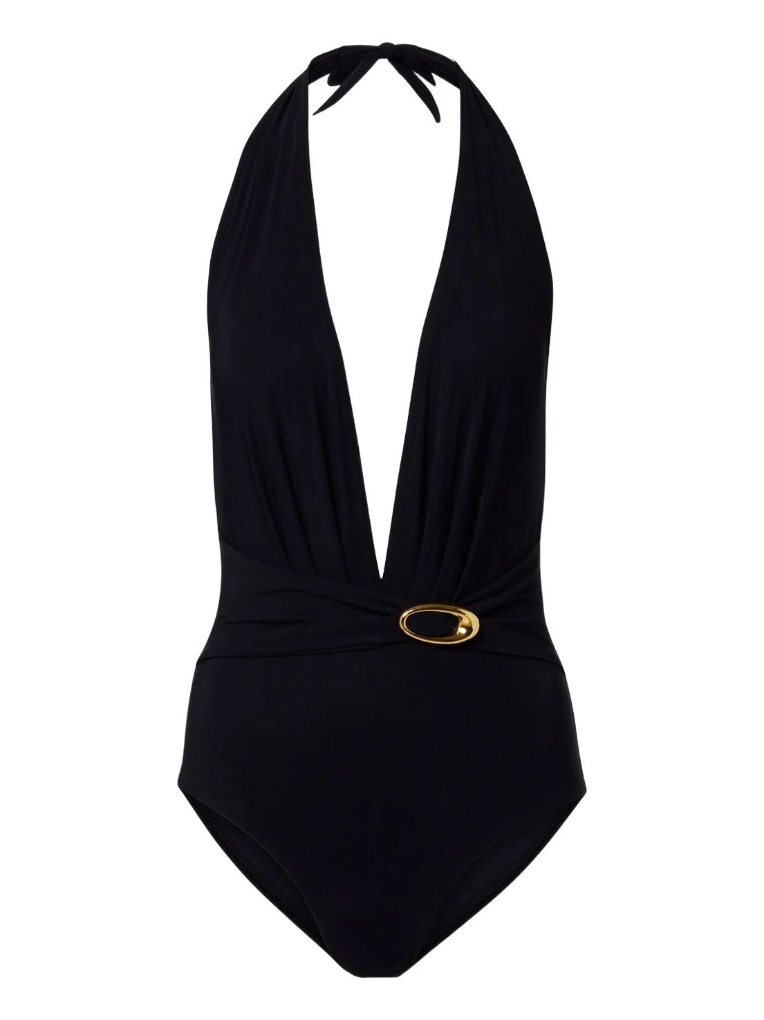 Solid embellished swimsuit Solid embellished swimsuit