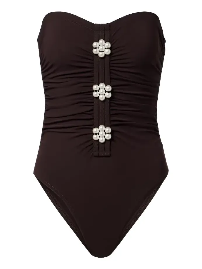 Maya embellished bandeau swimsuit