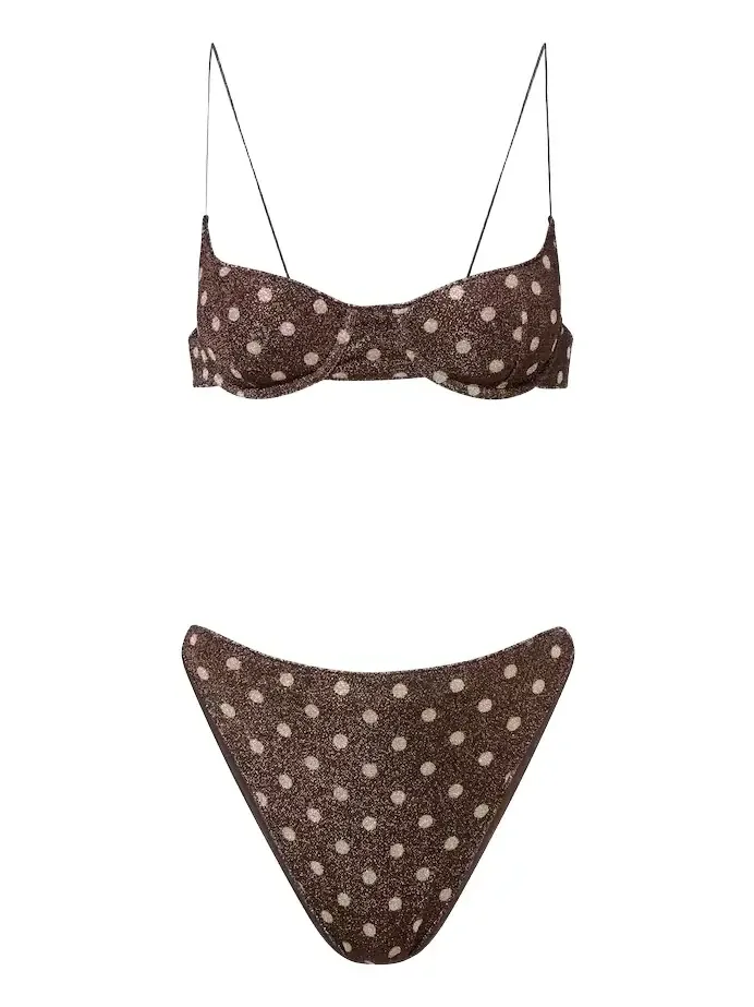 Oséree Lumière polka-dot bikini