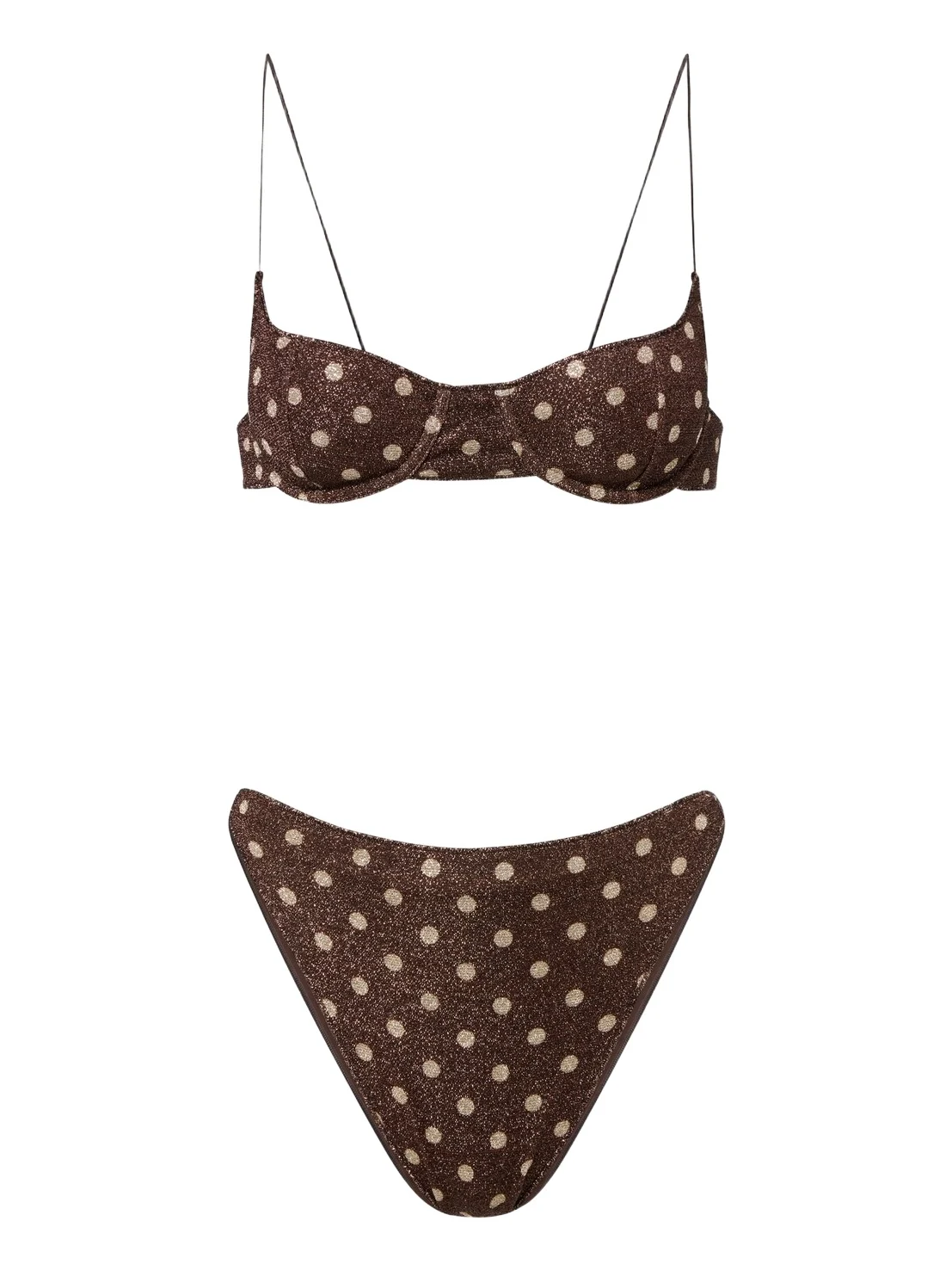 Oséree Oséree Lumière polka-dot bikini