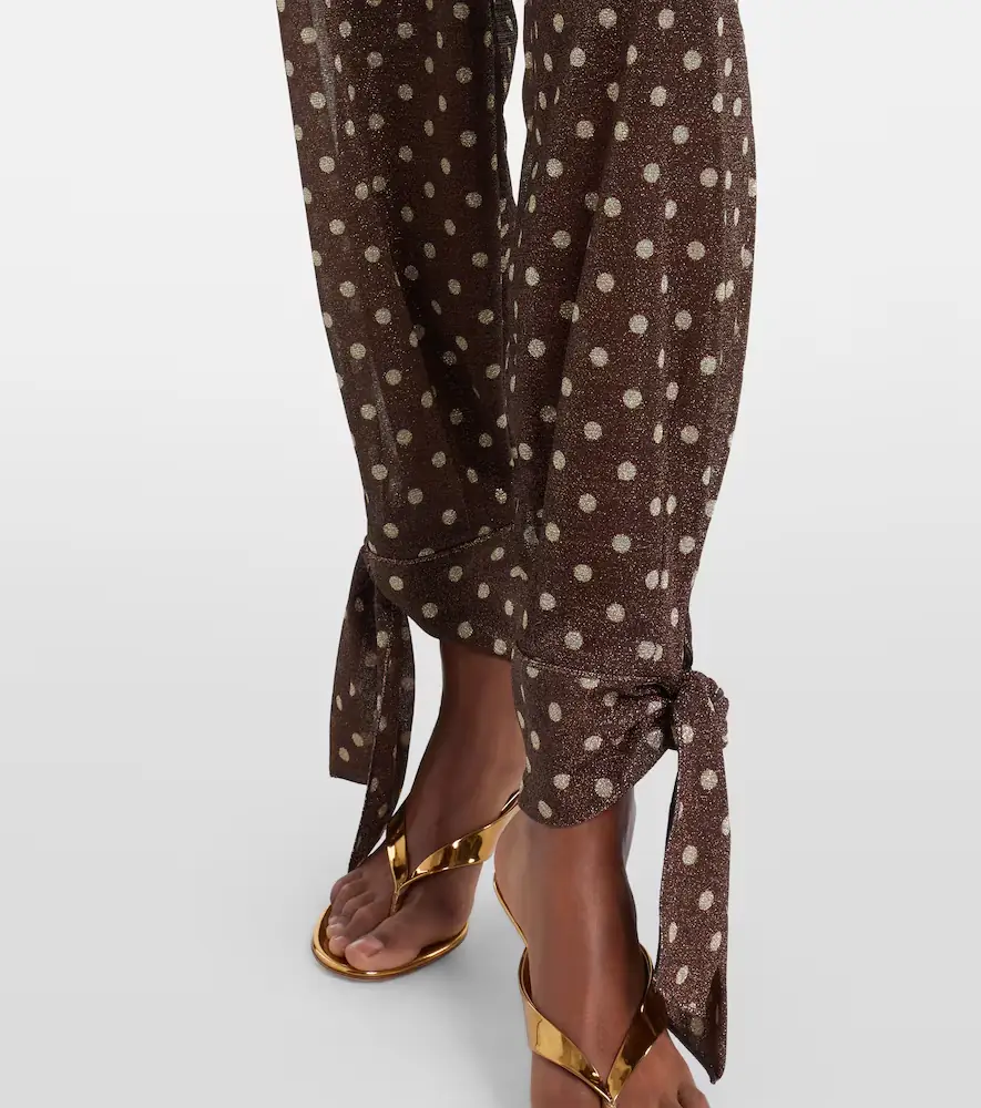 Oséree Lumière polka-dot tapered pants | Thumbnail 3 Oséree Lumière polka-dot tapered pants | Thumbnail 3