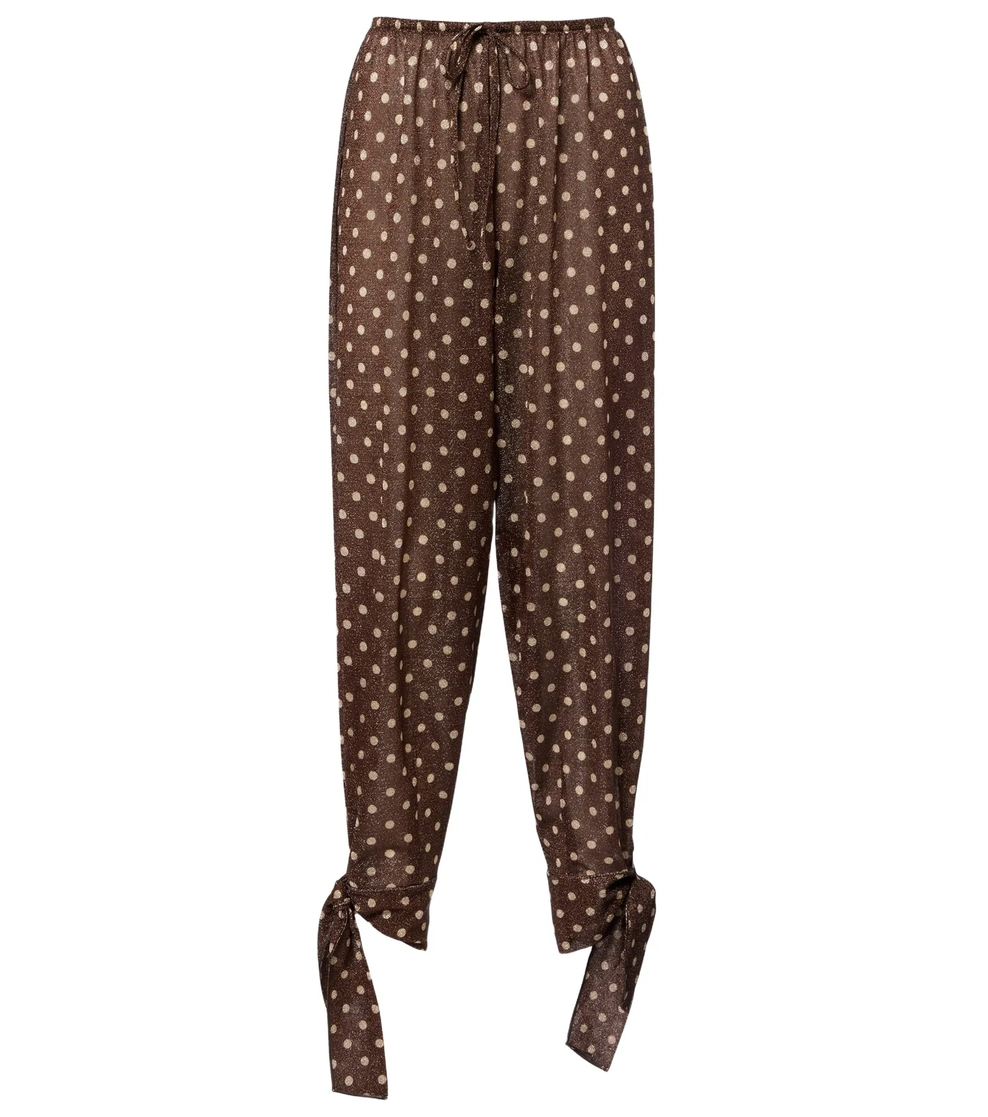 Lumière polka-dot tapered pants Lumière polka-dot tapered pants