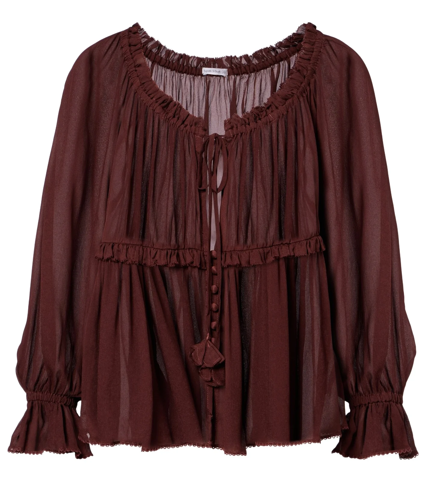 Moon ruffled blouse