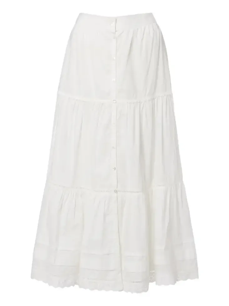 Ines broderie anglaise midi skirt Ines broderie anglaise midi skirt
