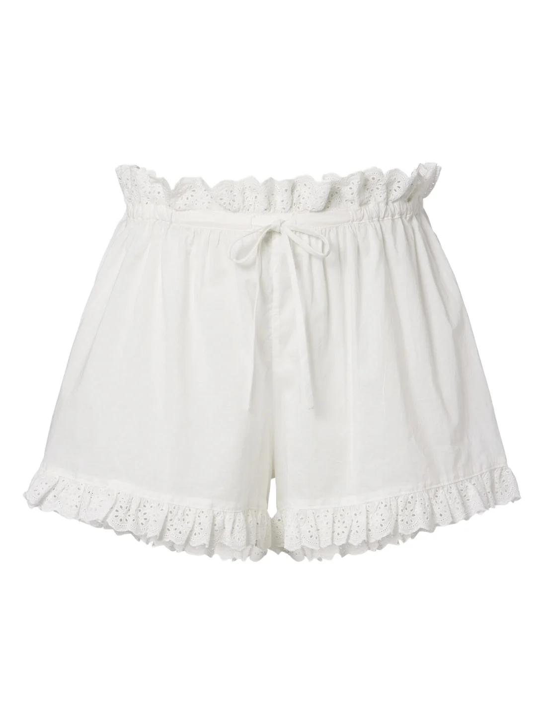 Poupette St Barth Cory pointelle cotton shorts