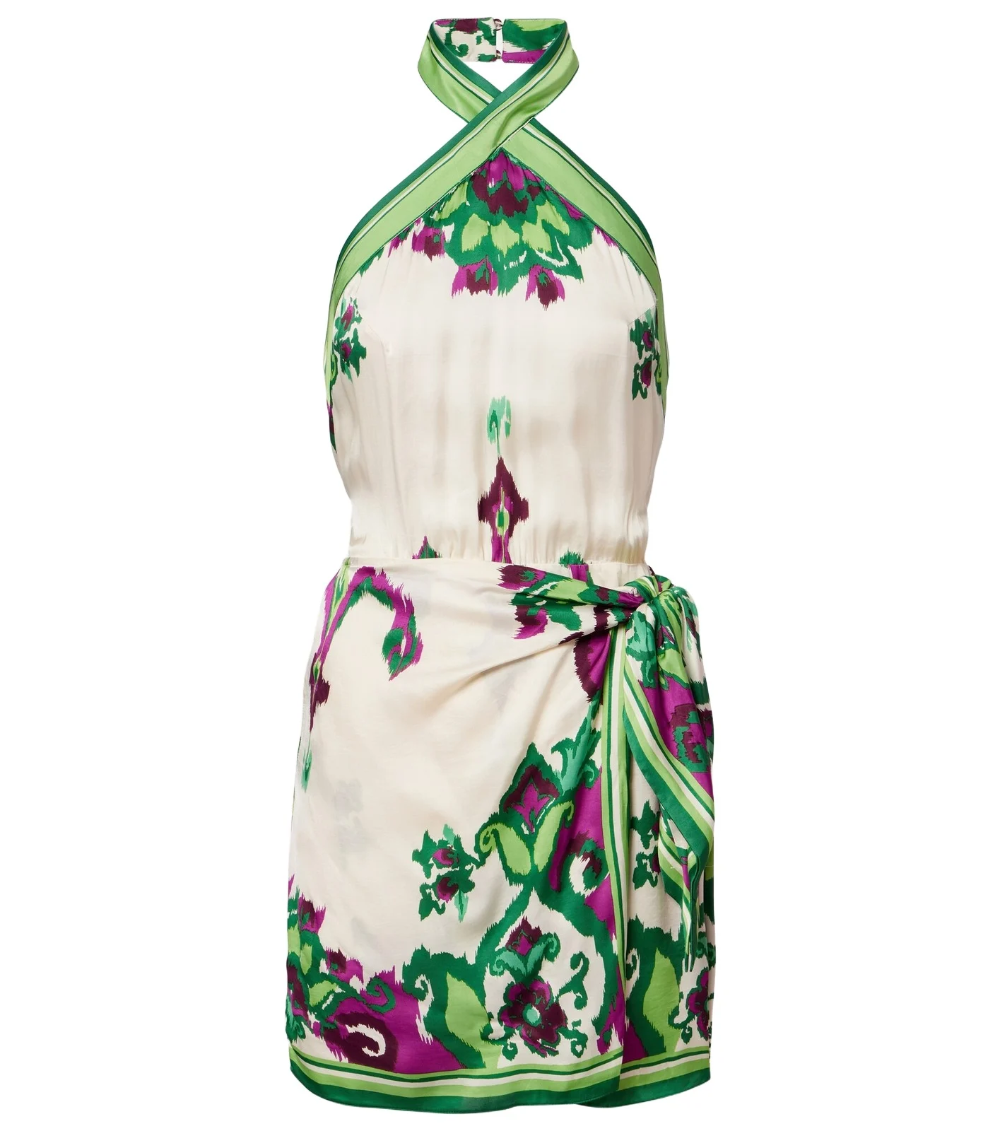 Aya printed halterneck minidress Aya printed halterneck minidress