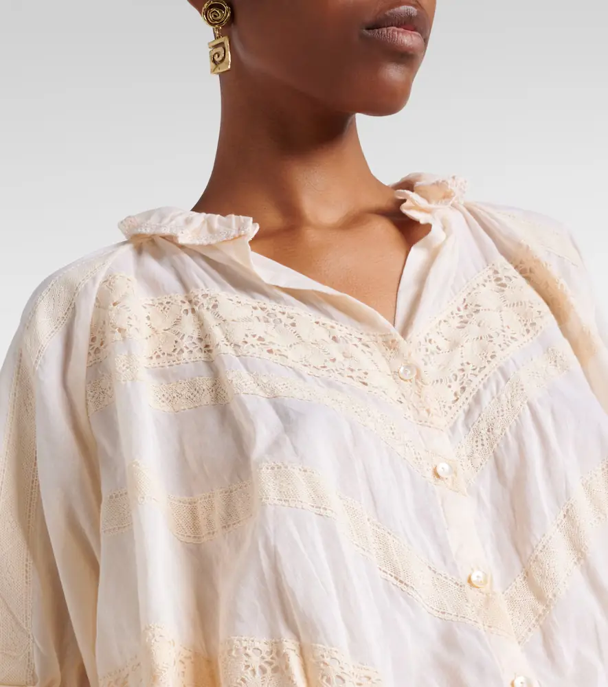 JULIET DUNN Embroidered cotton shirt dress | Thumbnail 5 JULIET DUNN Embroidered cotton shirt dress | Thumbnail 5