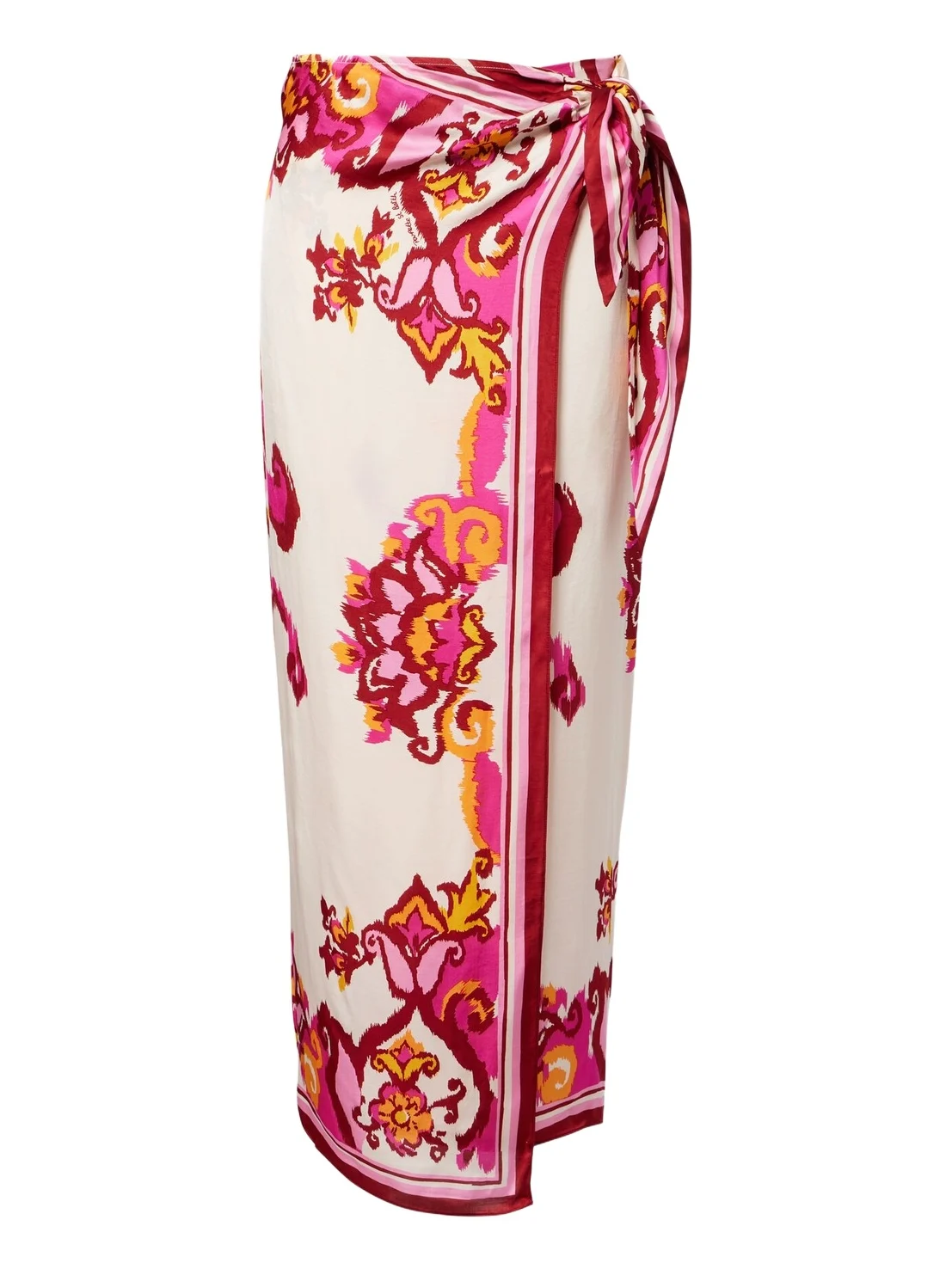 Dana printed wrap skirt