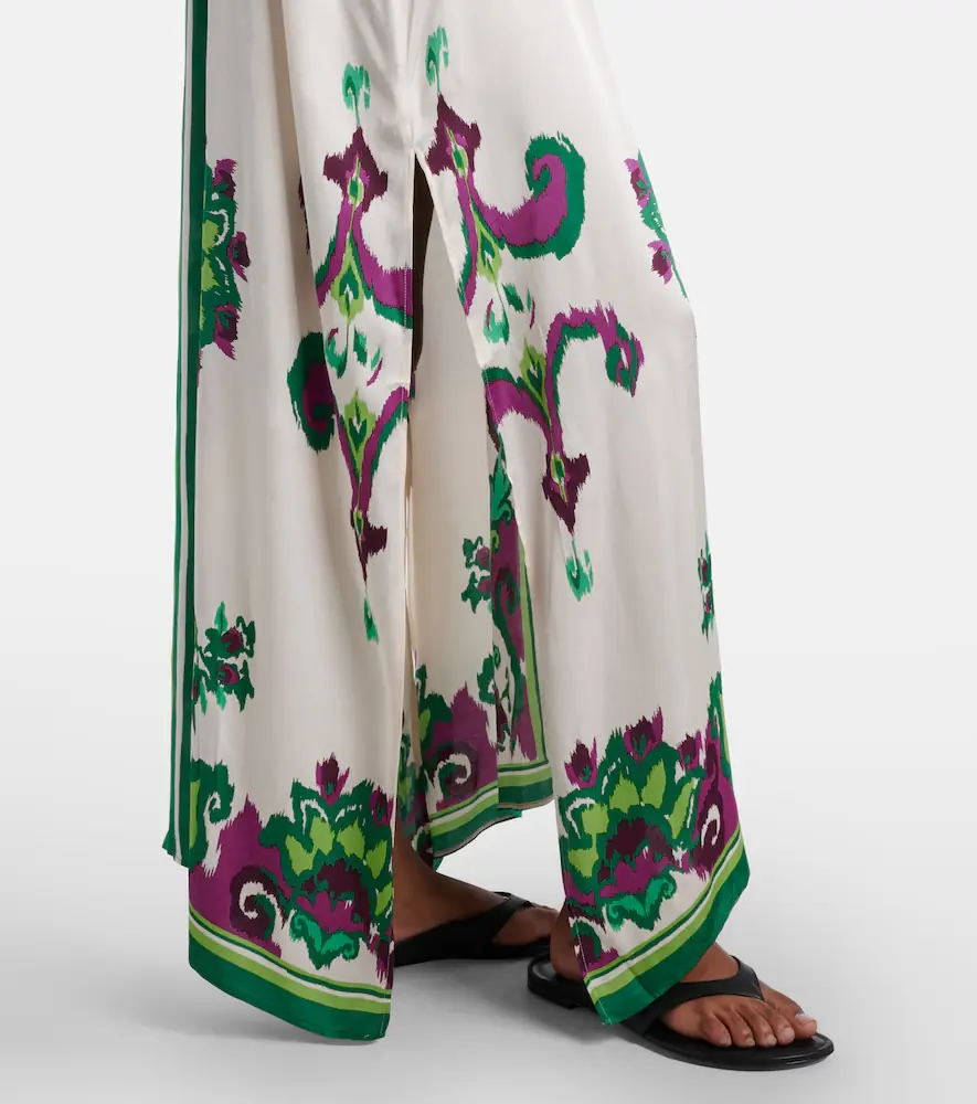 Poupette St Barth Sol floral satin kaftan | Thumbnail 5 Poupette St Barth Sol floral satin kaftan | Thumbnail 5