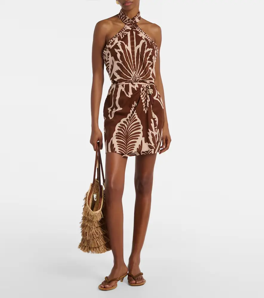 Poupette St Barth Manon printed cotton minidress | Thumbnail 4 Poupette St Barth Manon printed cotton minidress | Thumbnail 4
