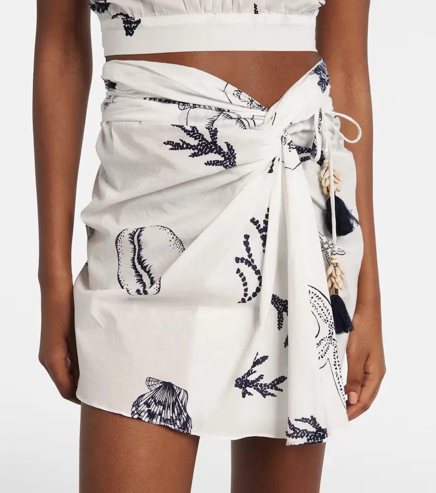 Poupette St Barth Tilda printed cotton wrap skirt | Thumbnail 4 Poupette St Barth Tilda printed cotton wrap skirt | Thumbnail 4