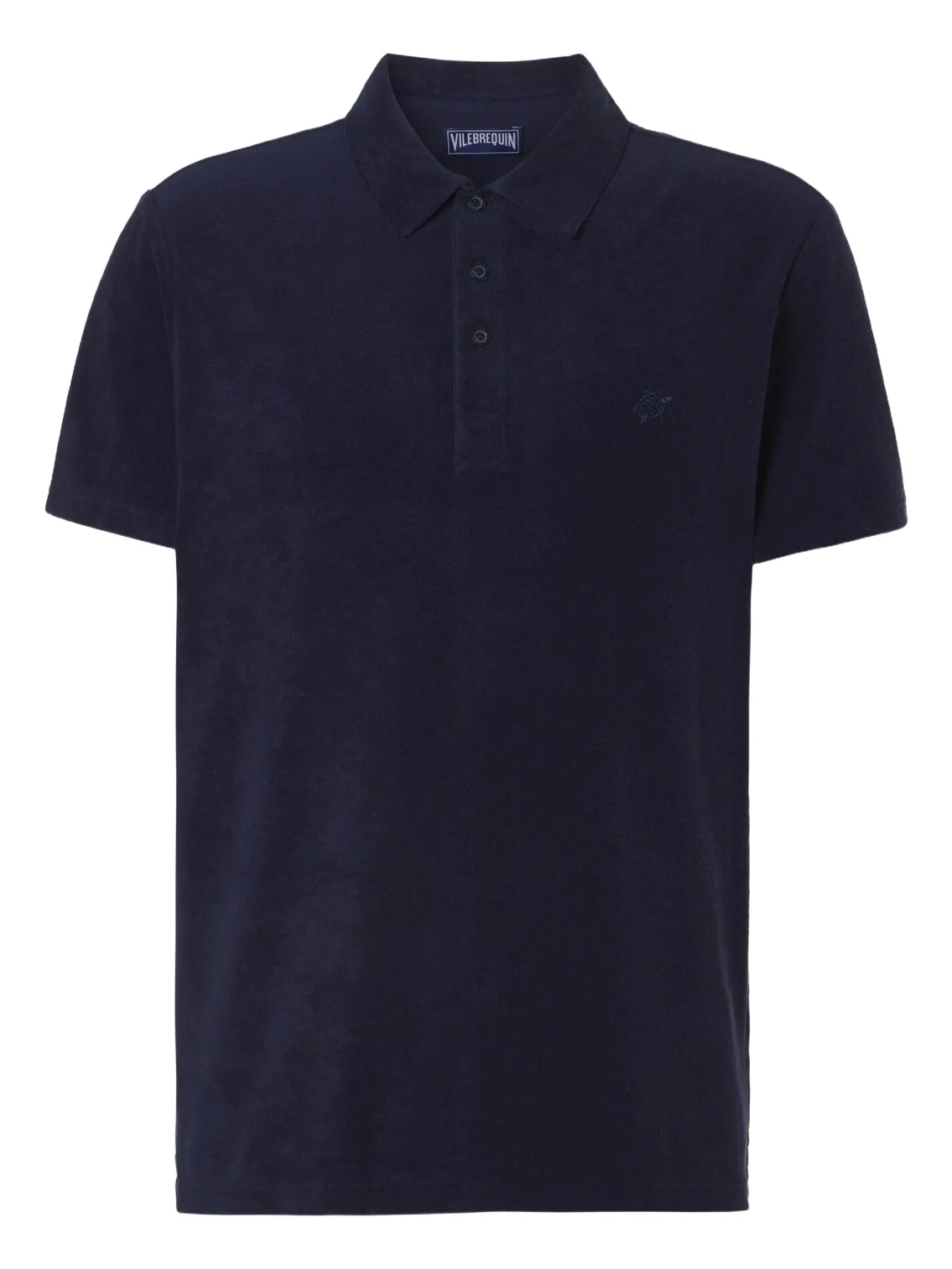 Cotton-blend terry polo shirt Cotton-blend terry polo shirt