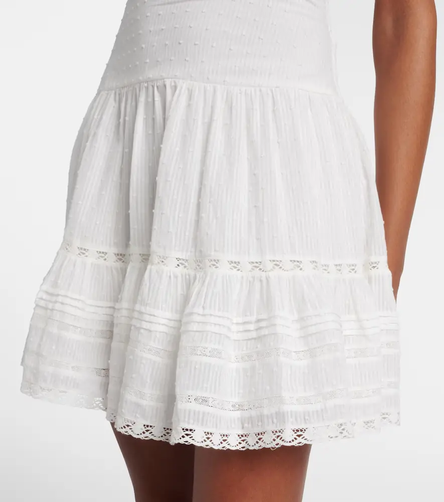 Poupette St Barth Della ruffled cotton minidress | Thumbnail 3