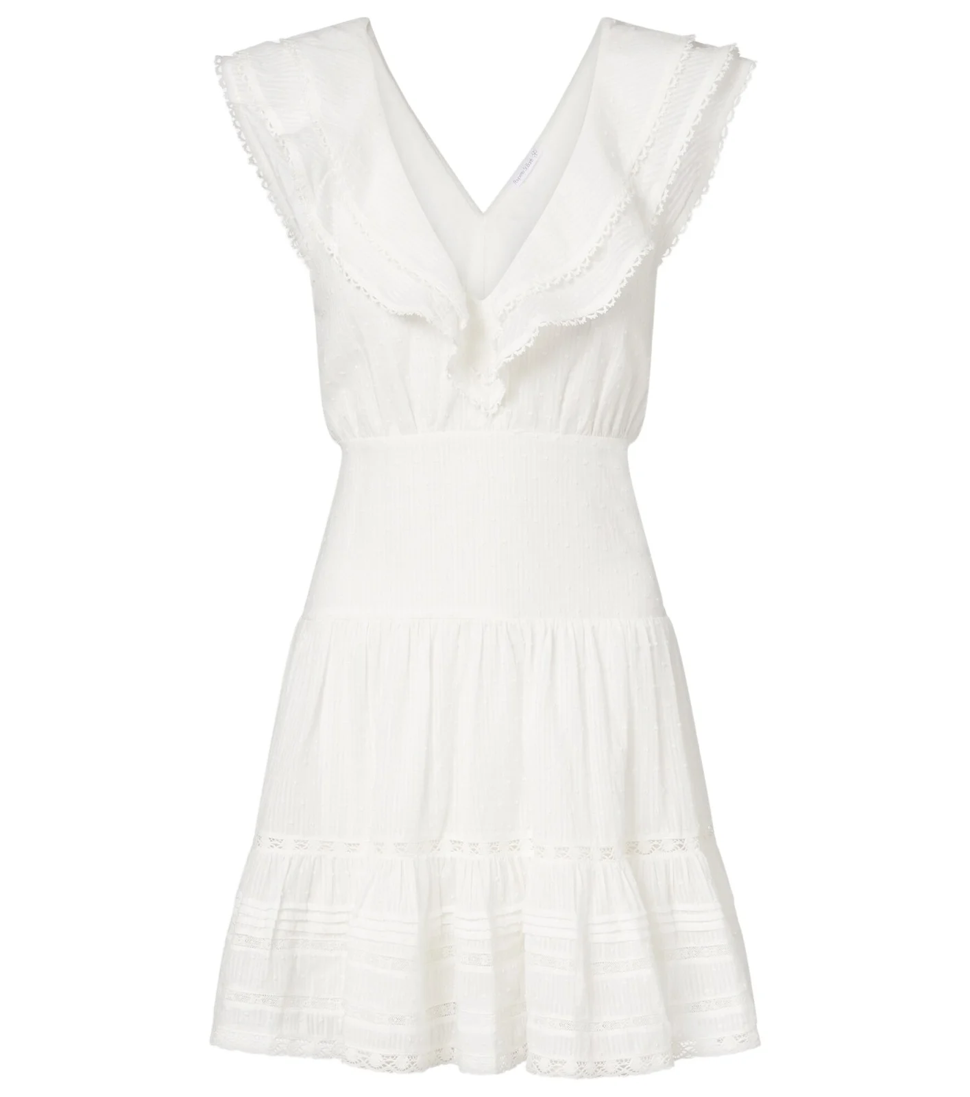 Della ruffled cotton minidress Della ruffled cotton minidress