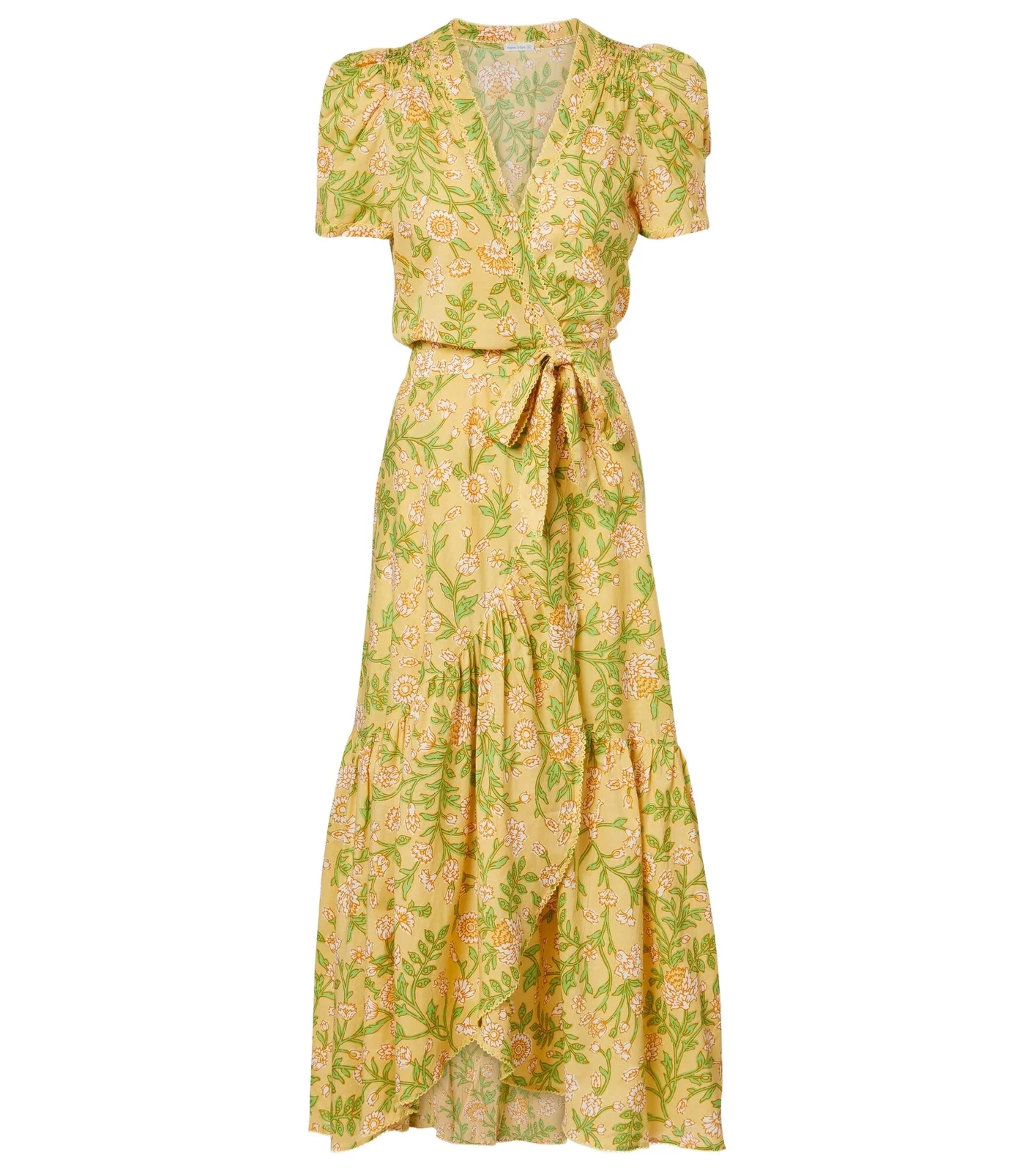 Poupette St Barth Baba floral cotton wrap dress