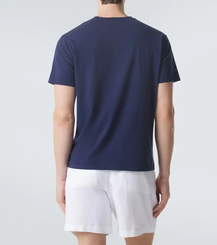 Vilebrequin Embroidered cotton jersey T-shirt | Thumbnail 2