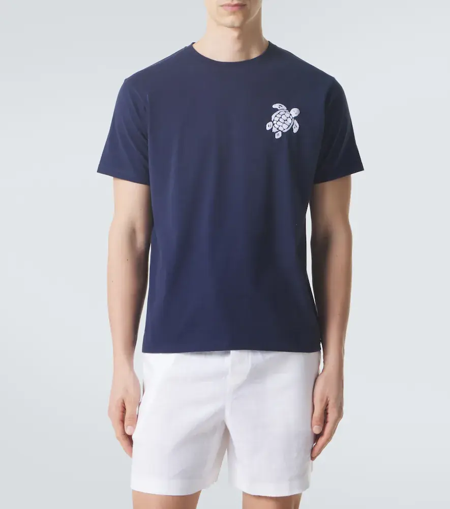 Vilebrequin Embroidered cotton jersey T-shirt | Thumbnail 4