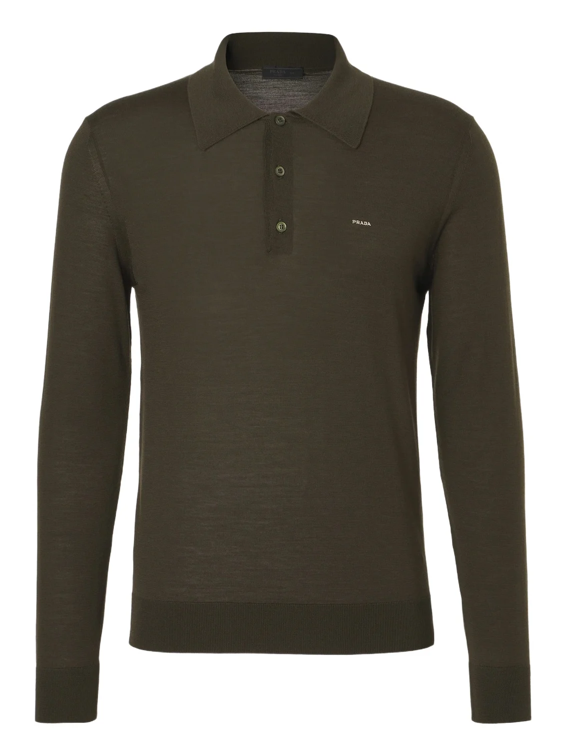 Prada Virgin wool polo sweater