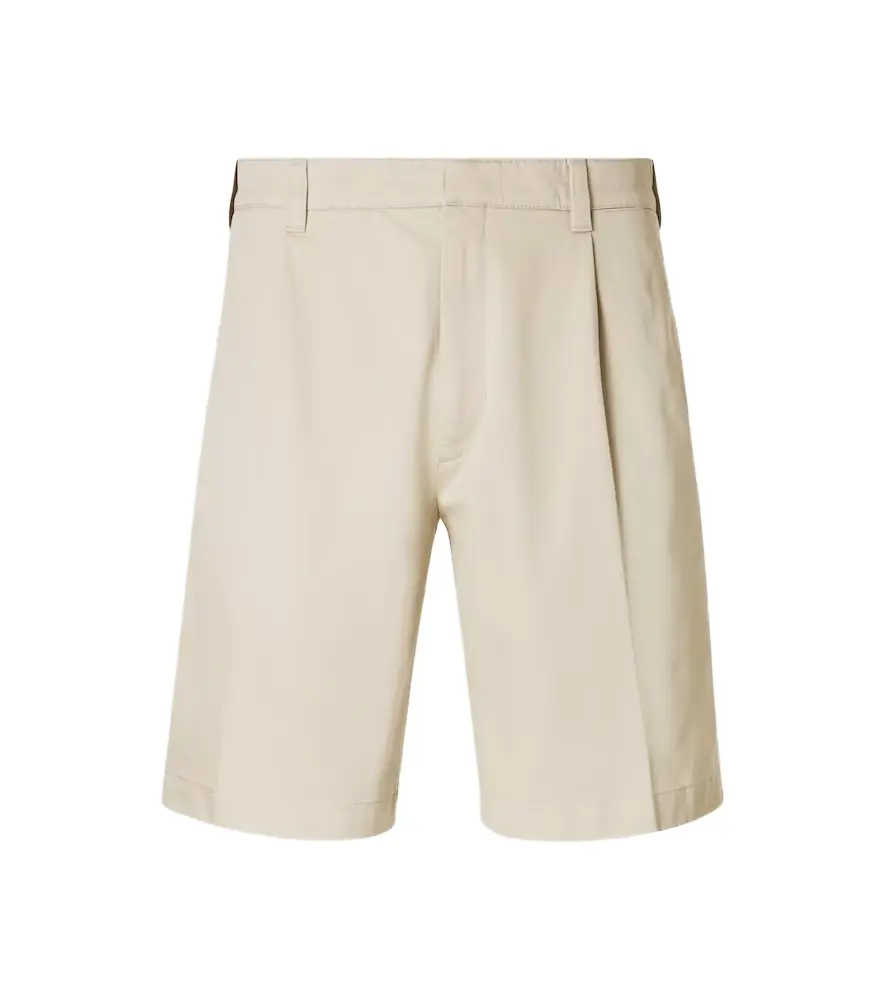 Prada Pleated cotton Bermuda shorts | Image 1 Prada Pleated cotton Bermuda shorts | Image 1