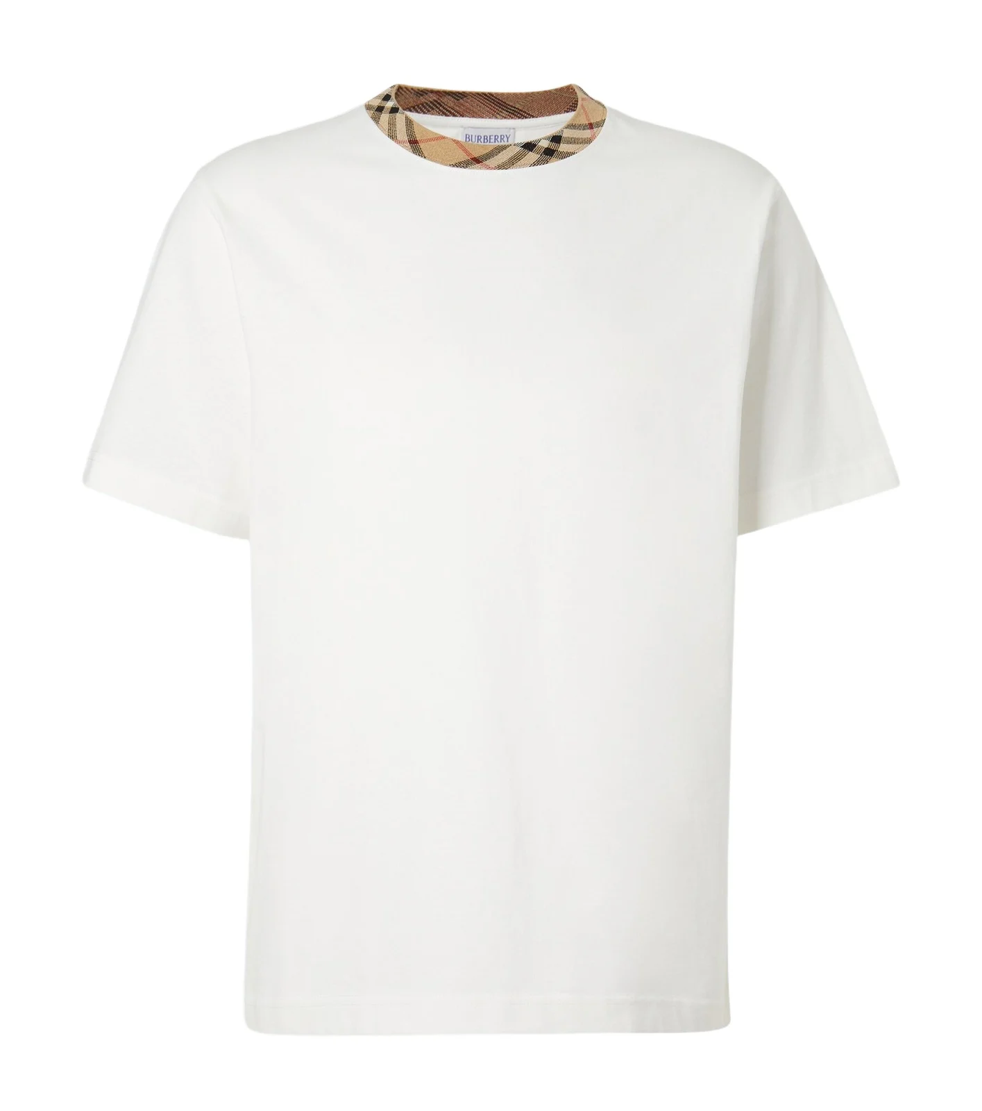 Check cotton jersey T-shirt Check cotton jersey T-shirt
