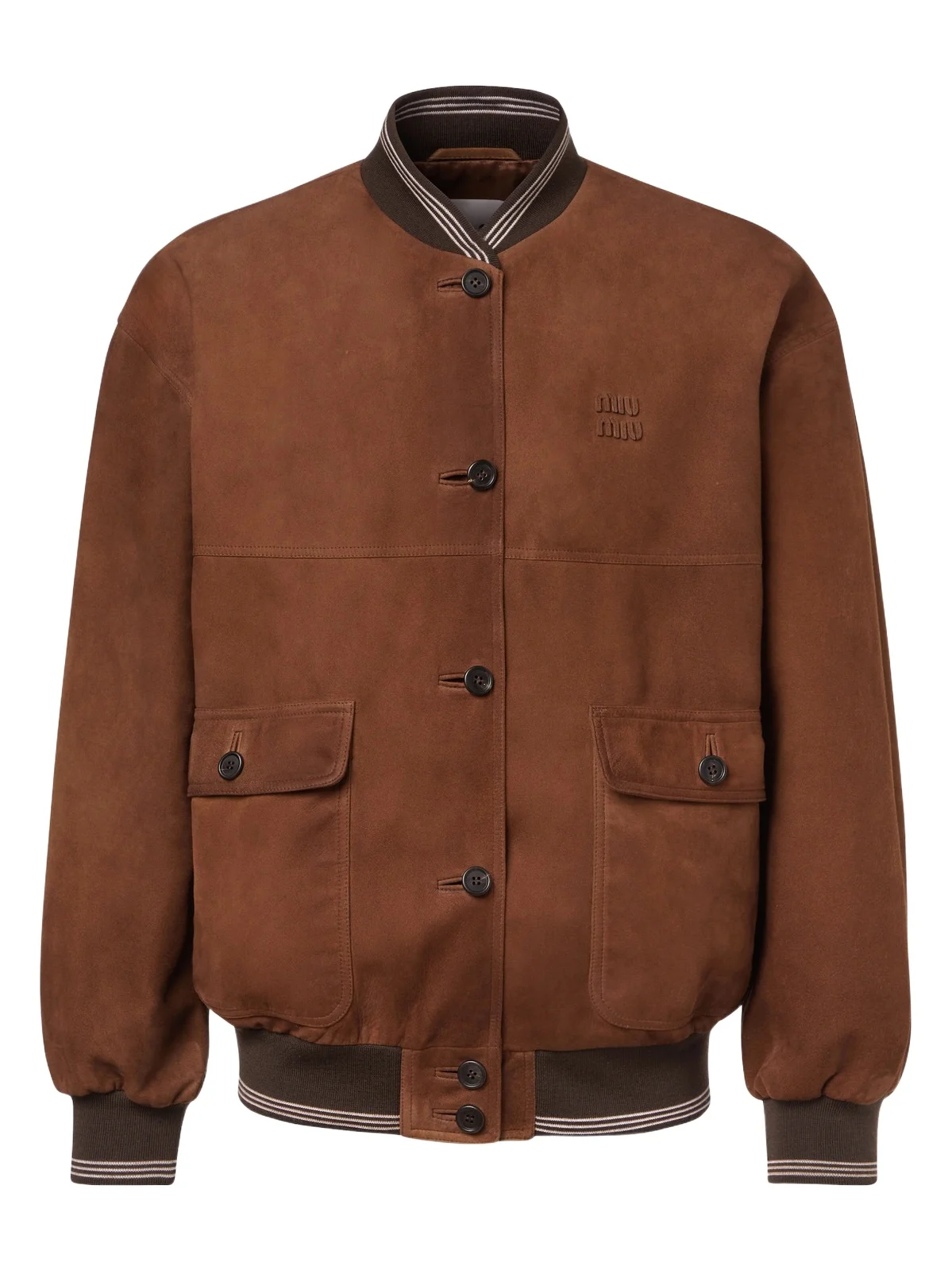 Miu Miu Suede bomber jacket