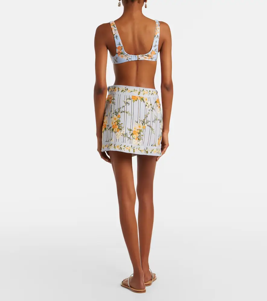 Agua by Agua Bendita Luna floral linen beach cover-up | Thumbnail 5 Agua by Agua Bendita Luna floral linen beach cover-up | Thumbnail 5