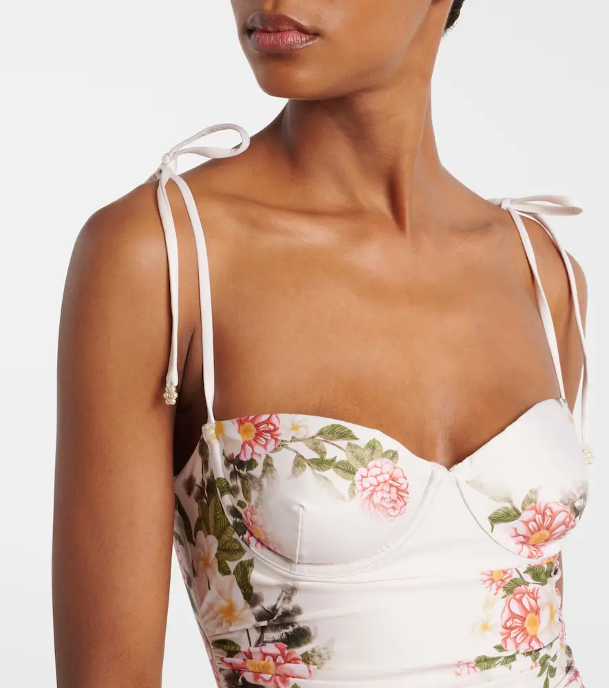 Agua by Agua Bendita Rabano floral swimsuit | Thumbnail 4