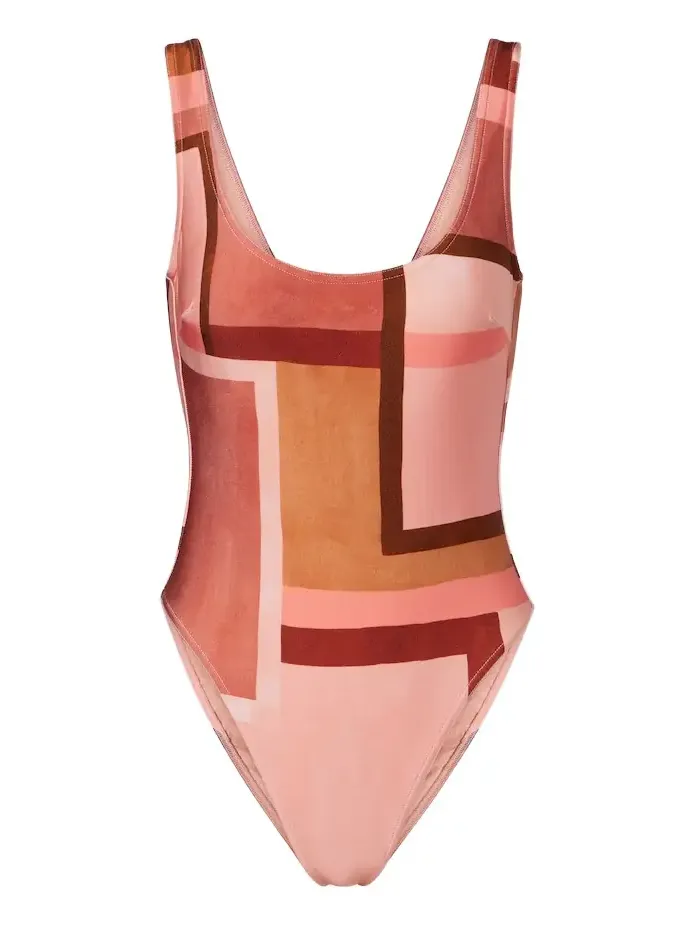 Zimmermann Como printed swimsuit