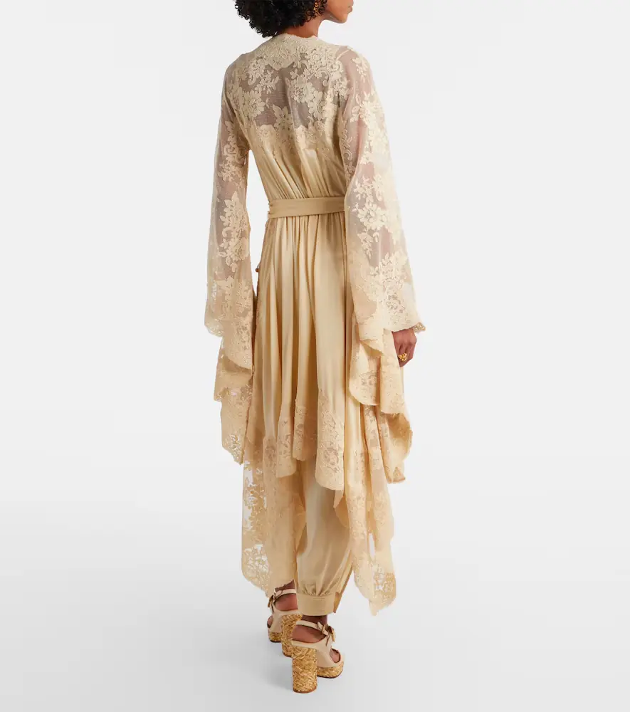 Zimmermann Como silk satin tapered pants | Thumbnail 6