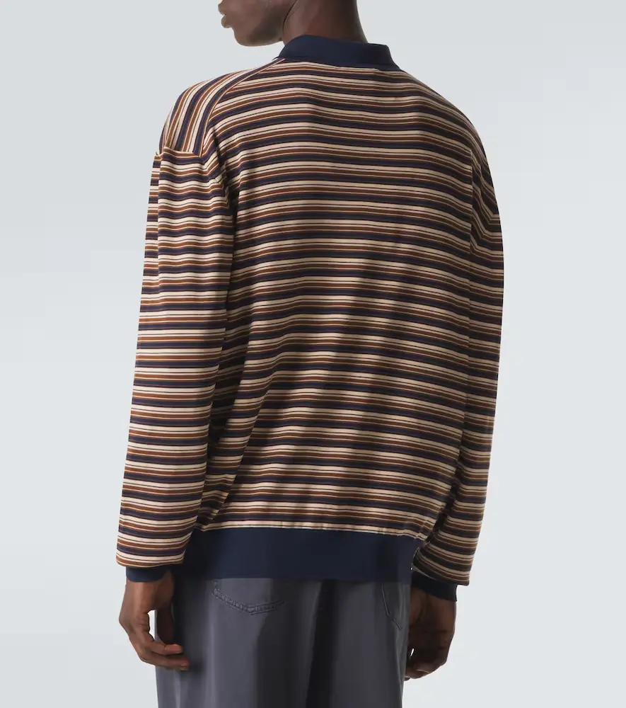 Miu Miu Striped virgin wool polo sweater | Thumbnail 2