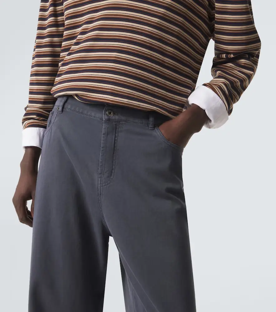 Miu Miu Embroidered wide-leg jeans | Thumbnail 5