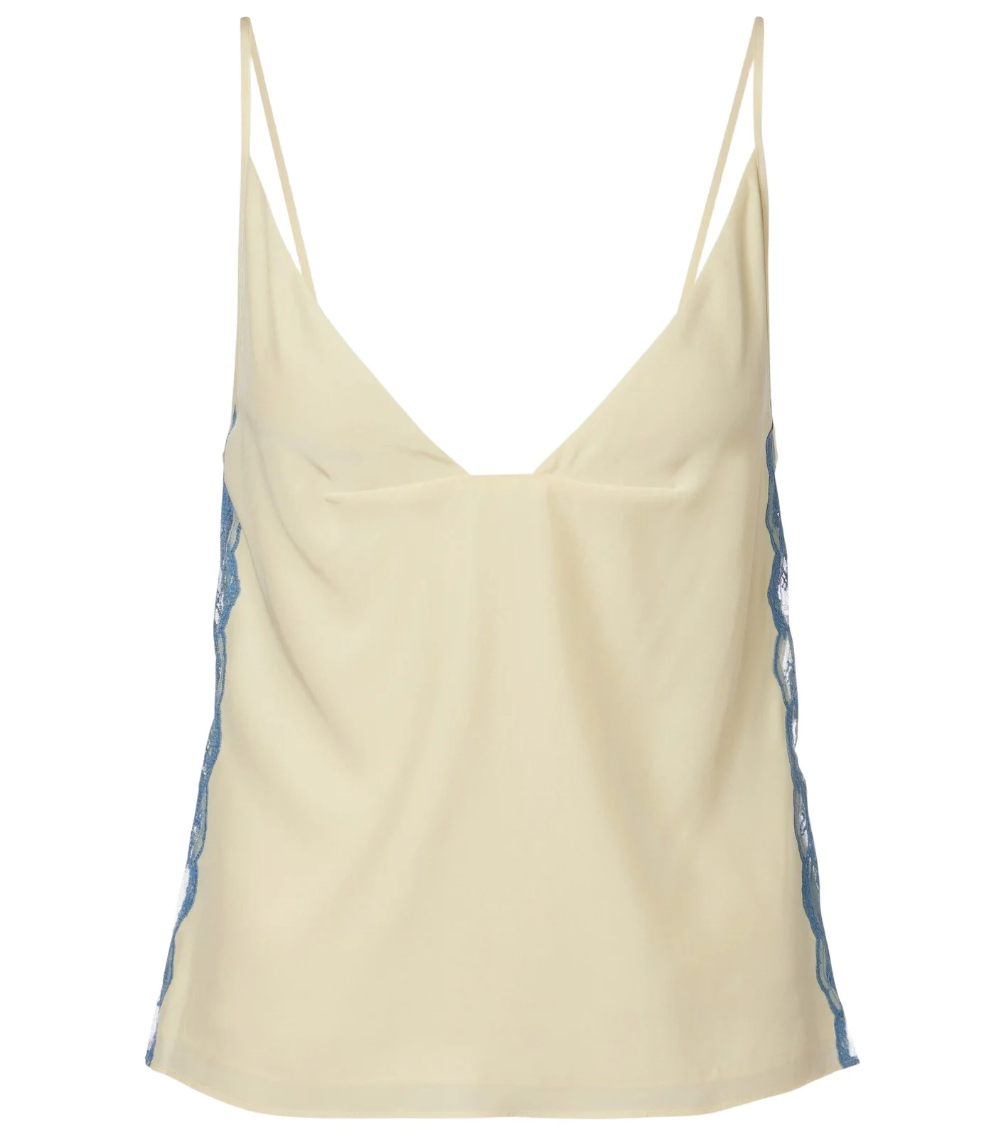 SIR. Lace-trimmed silk camisole