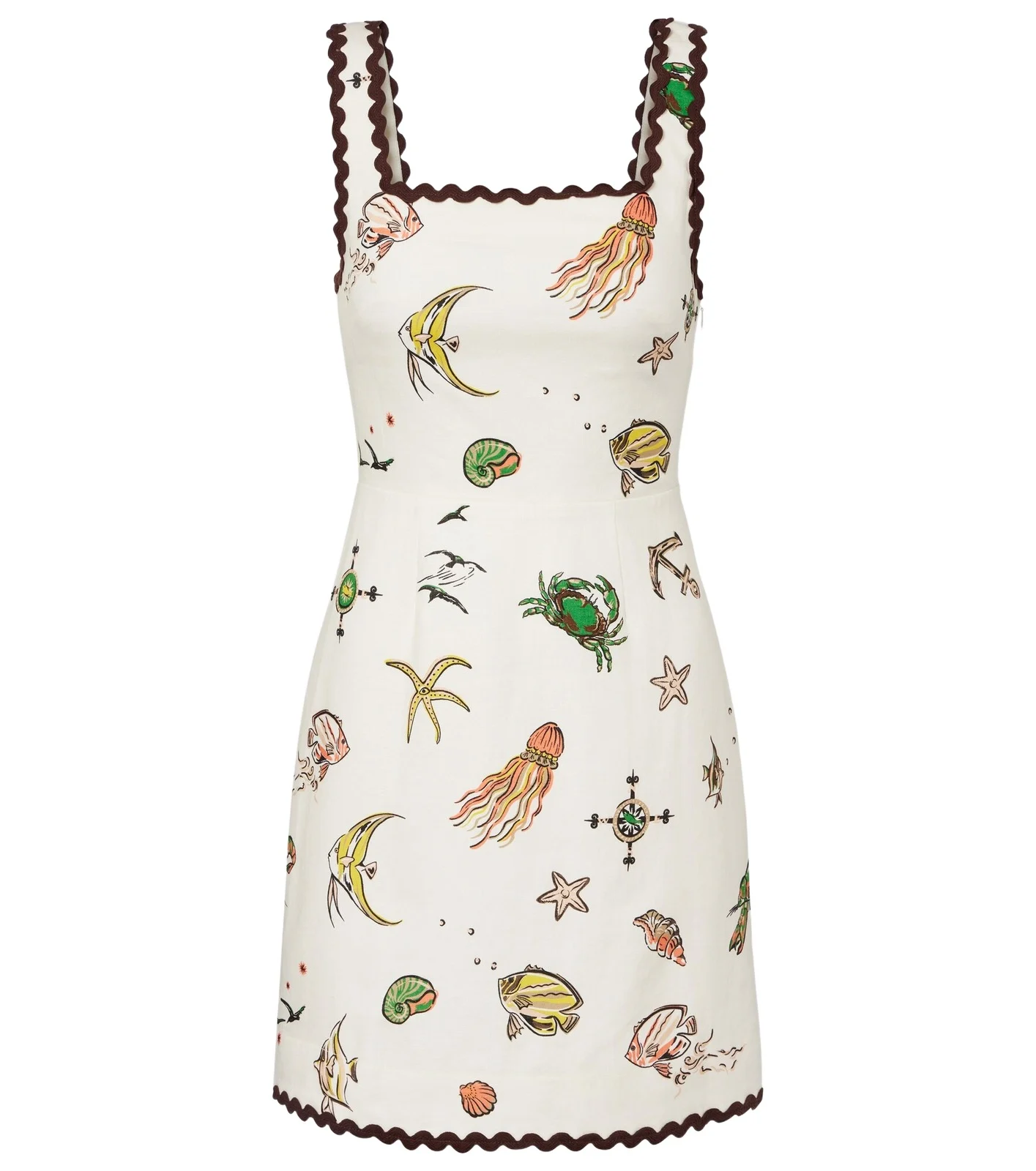 Alémais Printed cotton minidress