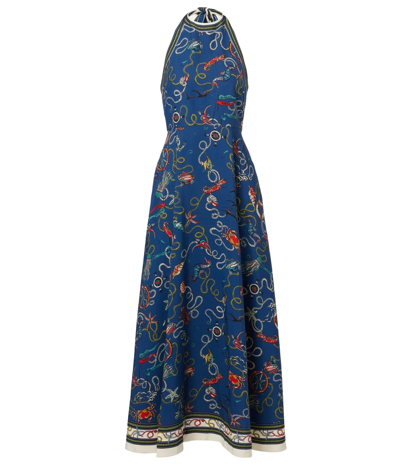 Alémais Cove printed halterneck maxi dress Alémais Cove printed halterneck maxi dress