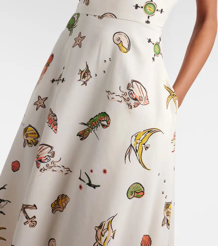 ALÉMAIS Alémais Printed halterneck maxi dress | Thumbnail 2