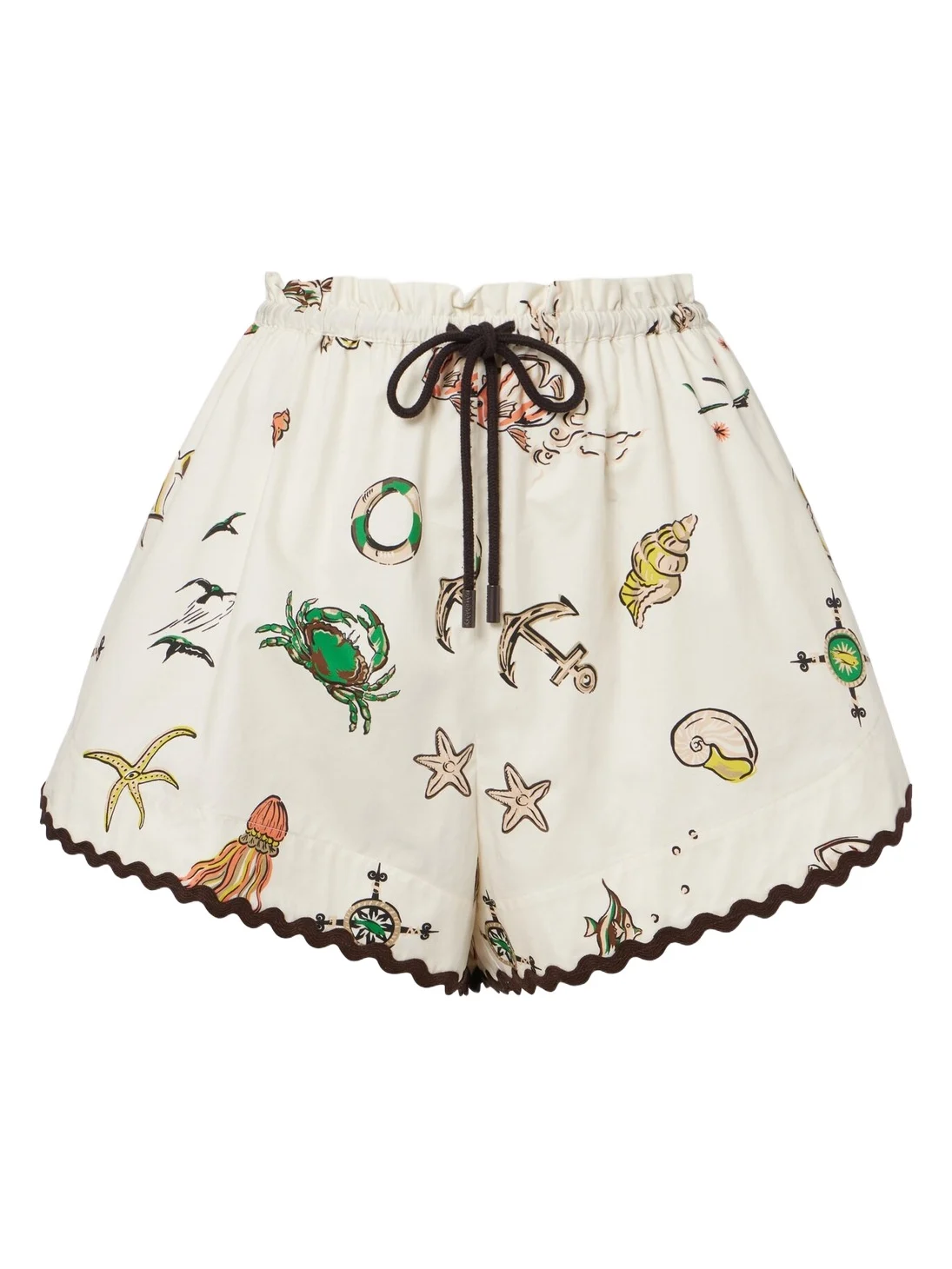 ALÉMAIS Alémais Printed cotton shorts