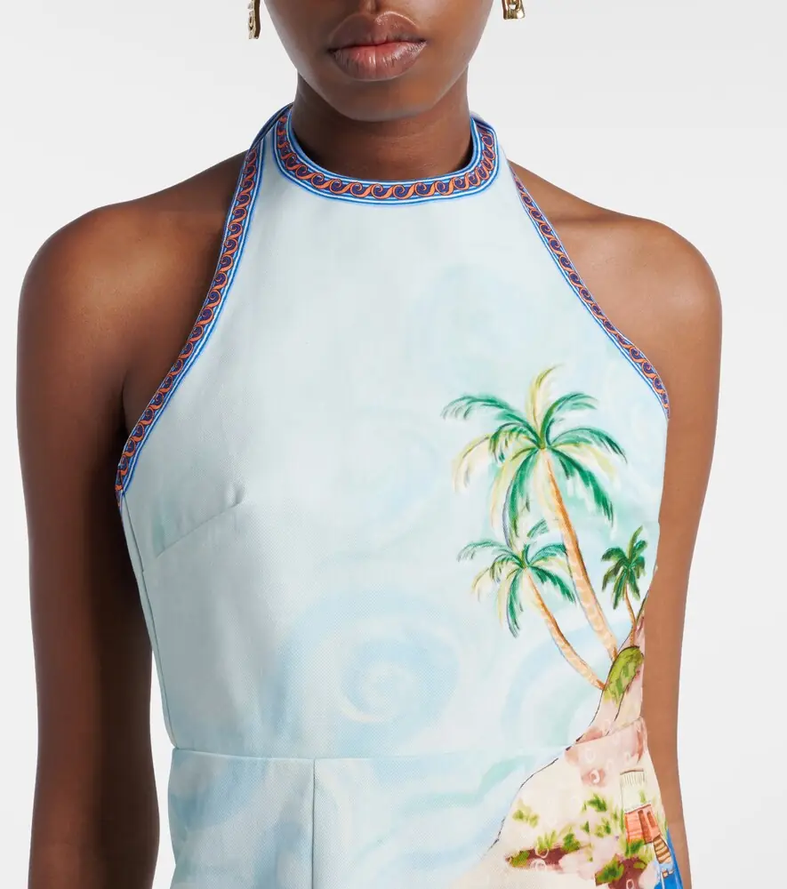 ALÉMAIS Island printed cotton minidress | Thumbnail 2