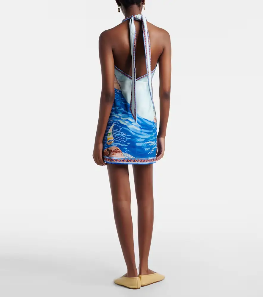 ALÉMAIS Island printed cotton minidress | Thumbnail 3