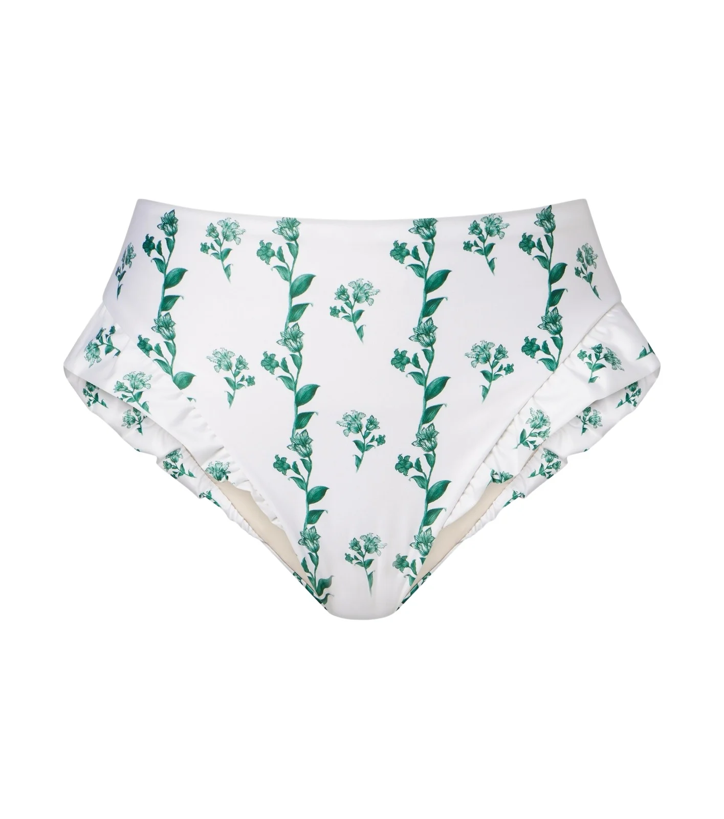 Jengibre floral ruffled bikini bottoms Jengibre floral ruffled bikini bottoms