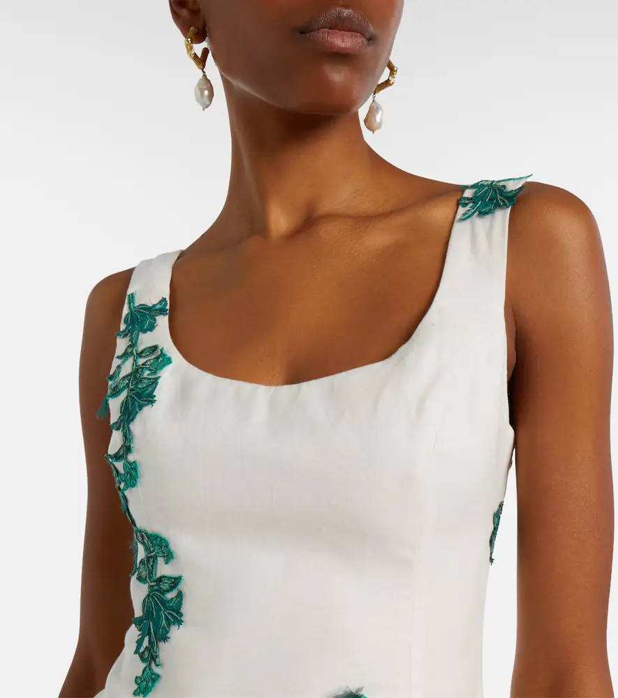 Agua by Agua Bendita Pluma embroidered cotton minidress | Thumbnail 5 Agua by Agua Bendita Pluma embroidered cotton minidress | Thumbnail 5