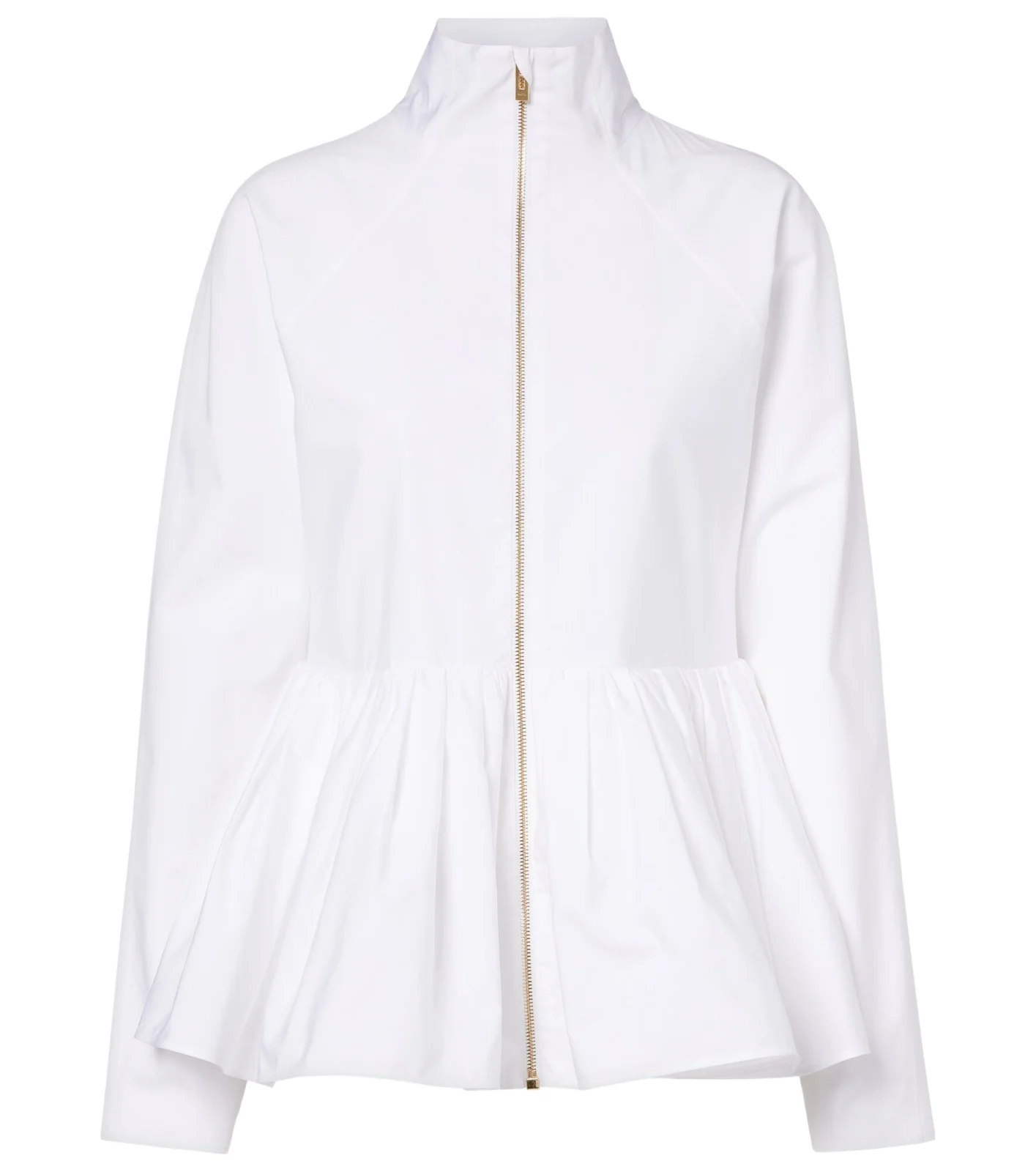 Peplum cotton poplin jacket Peplum cotton poplin jacket