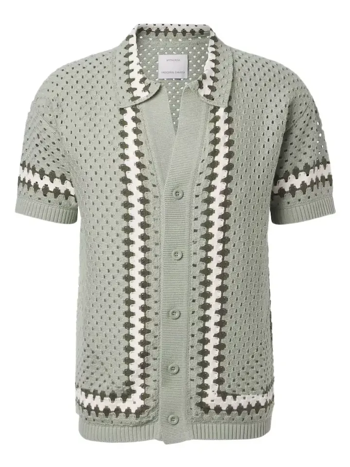 Pinto crochet cotton shirt