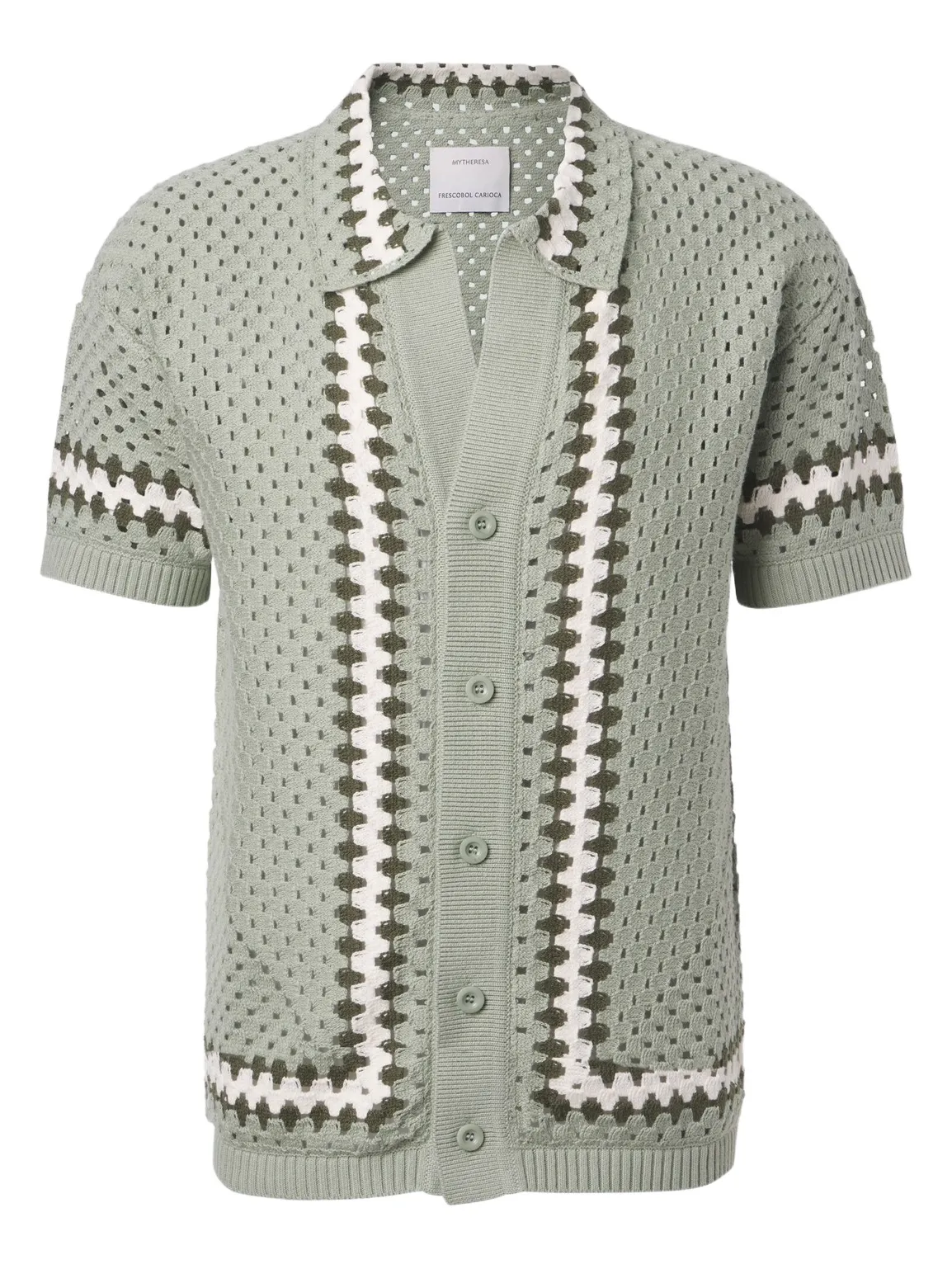 Pinto crochet cotton shirt